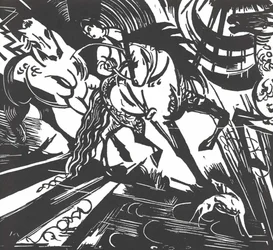 Reitschule nach Ridinger